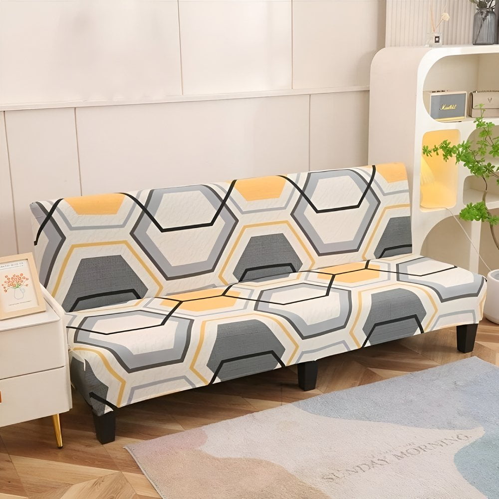 Housse Clic Clac Beige Hexagones