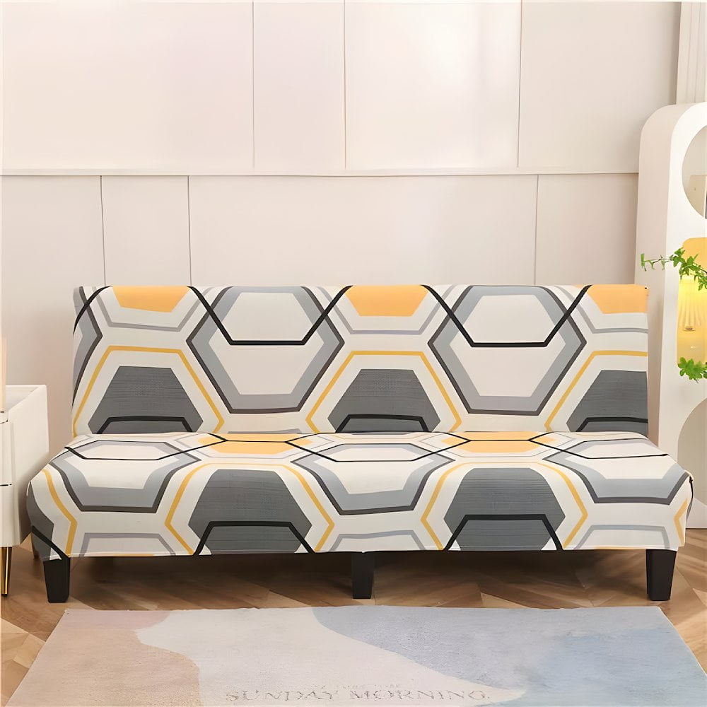 Housse Clic Clac Beige Hexagones