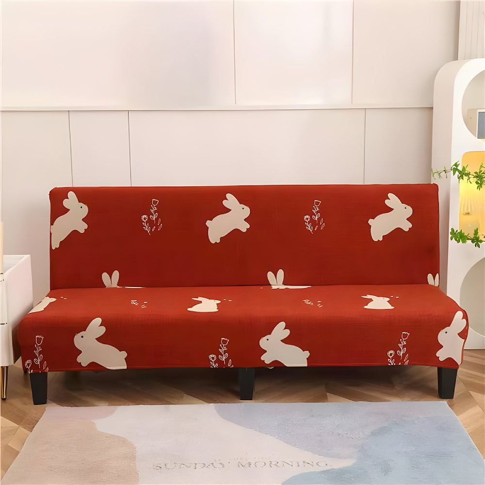 Housse Clic Clac Rouge et Blanc Lapins