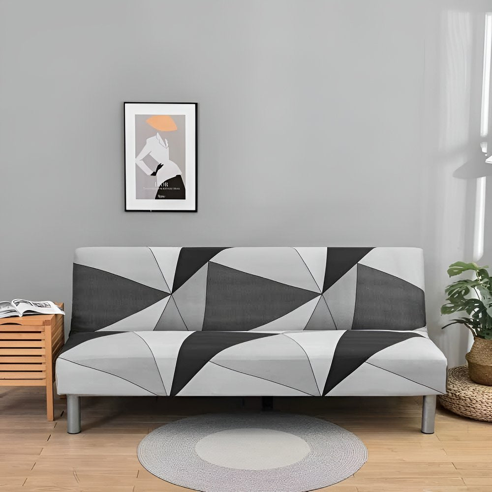Housse Clic Clac Blanc Et Gris | Épure Minérale