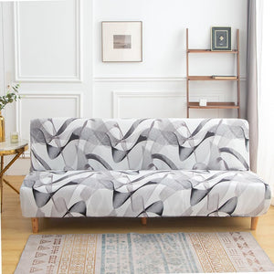 Housse Clic Clac Blanc Et Gris | Soie Frappée