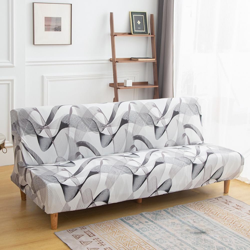 Housse Clic Clac Blanc Et Gris | Soie Frappée