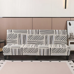 Housse Clic Clac Blanc Et Noir Grains
