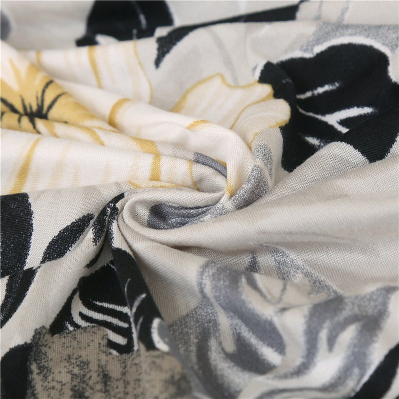 Housse Clic Clac Blanc Et Noir Opale