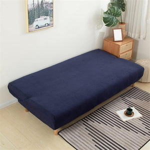 Housse Clic Clac Bleu Marine Entrelacement