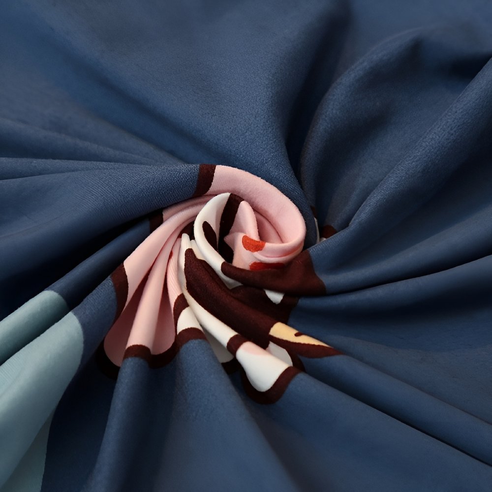 Housse Clic Clac Bleu | Velours Envoûtant
