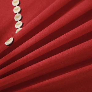Housse Clic Clac Rouge et Blanc | Éclat Fleuri