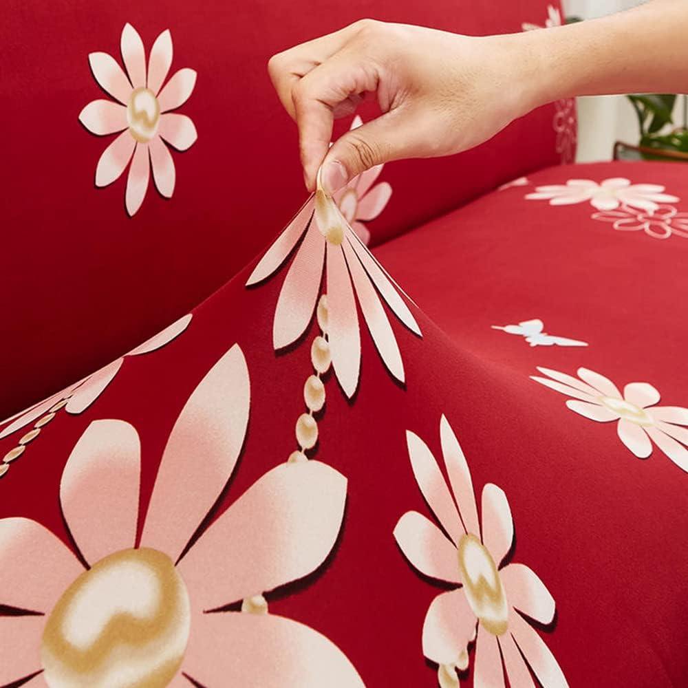 Housse Clic Clac Rouge et Blanc | Éclat Fleuri