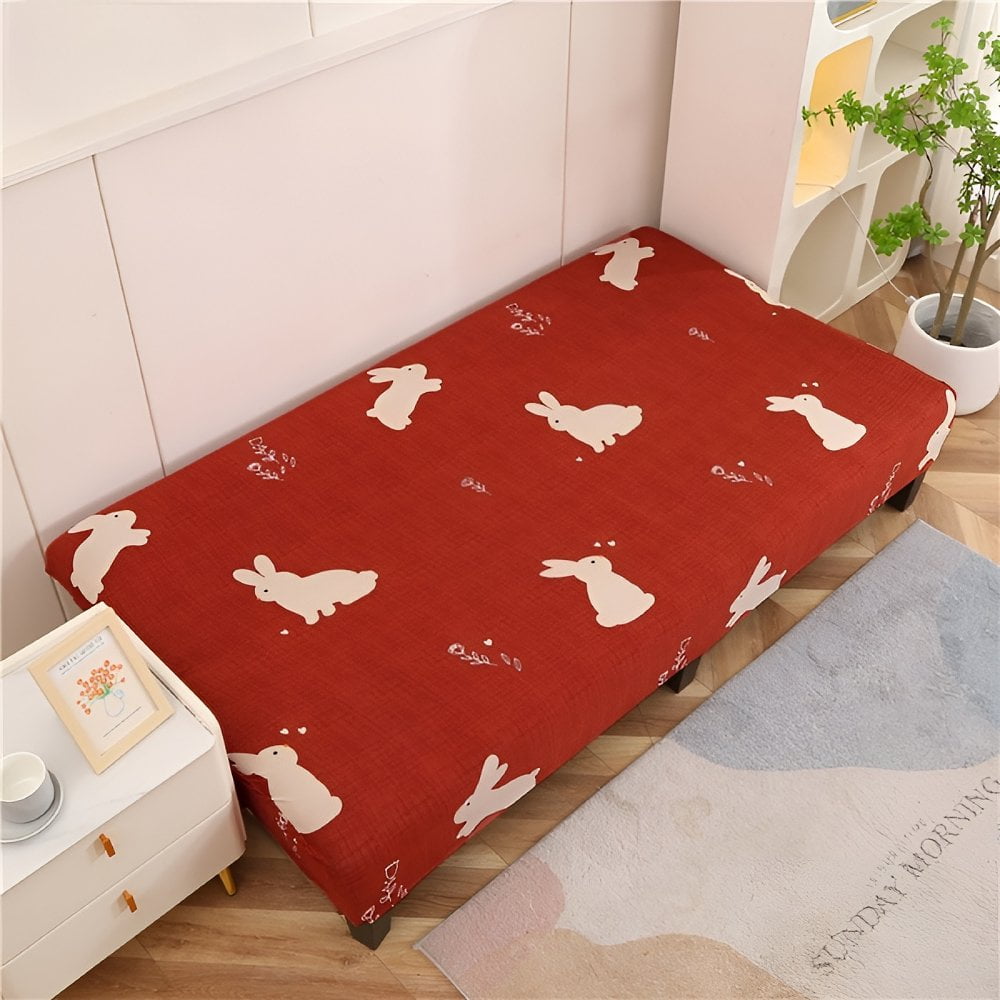 Housse Clic Clac Rouge et Blanc Lapins