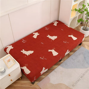 Housse Clic Clac Rouge et Blanc Lapins