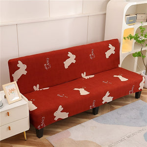 Housse Clic Clac Rouge et Blanc Lapins